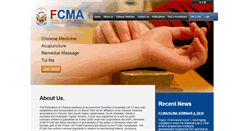 Desktop Screenshot of fcma.org.au