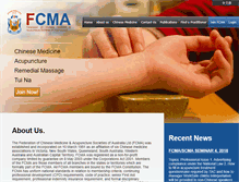 Tablet Screenshot of fcma.org.au